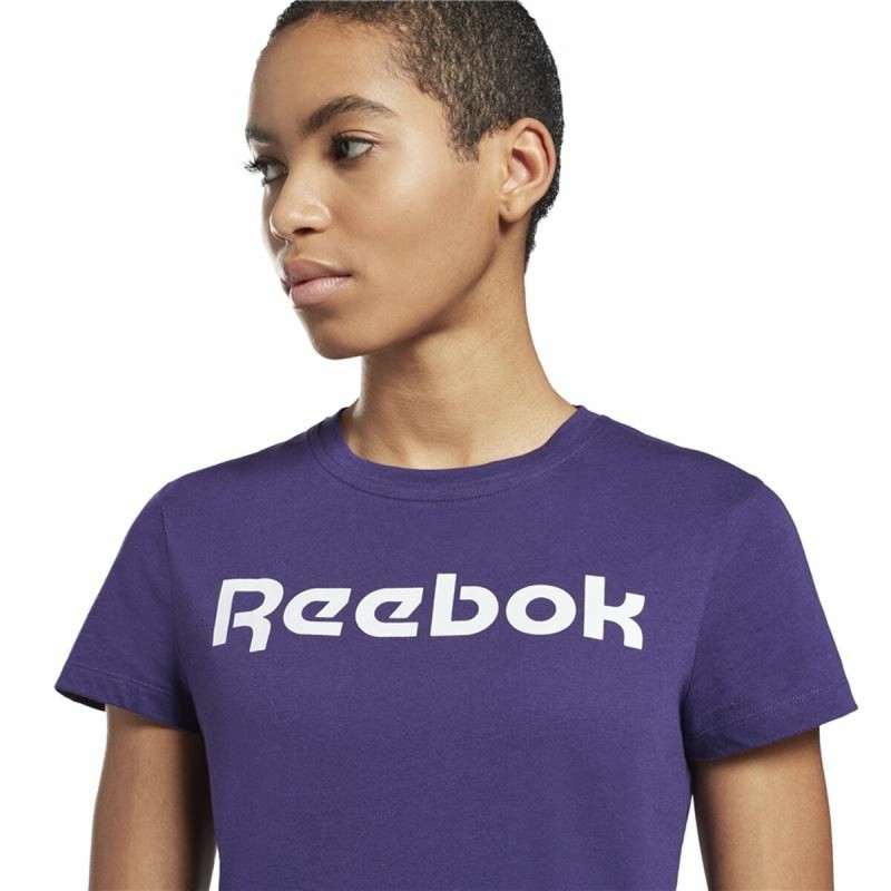 T-shirt à manches courtes femme Essentials Graphic Reebok Violet - Acheter à 16,06 € seulement chez Collector's Boutique