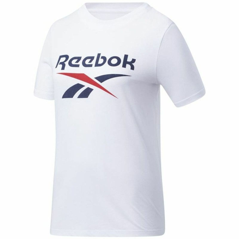 T-shirt à manches courtes femme Reebok Identity Logo Blanc - Acheter à 17,69 € seulement chez Collector's Boutique