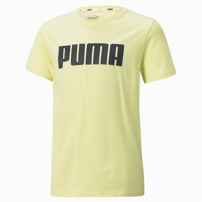 T shirt à manches courtes Enfant Puma Alpha GraphicJaune - Acheter à 17,81 € seulement chez Collector's Boutique