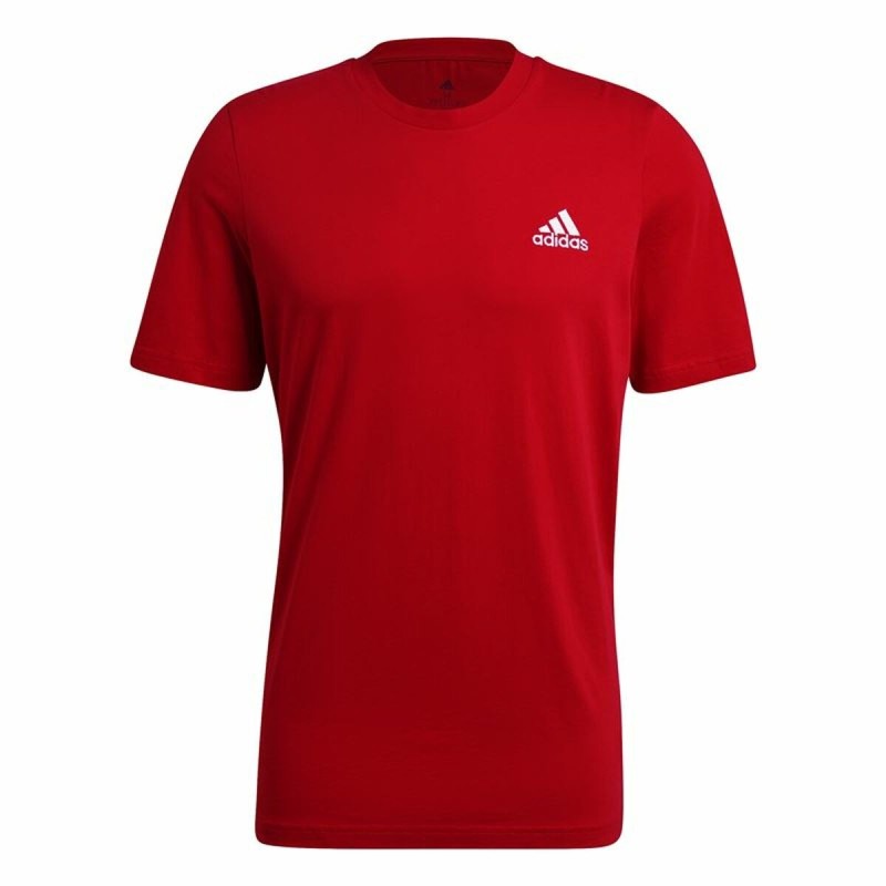 T-shirt à manches courtes homme Adidas Essential Logo Rouge - Acheter à 18,72 € seulement chez Collector's Boutique