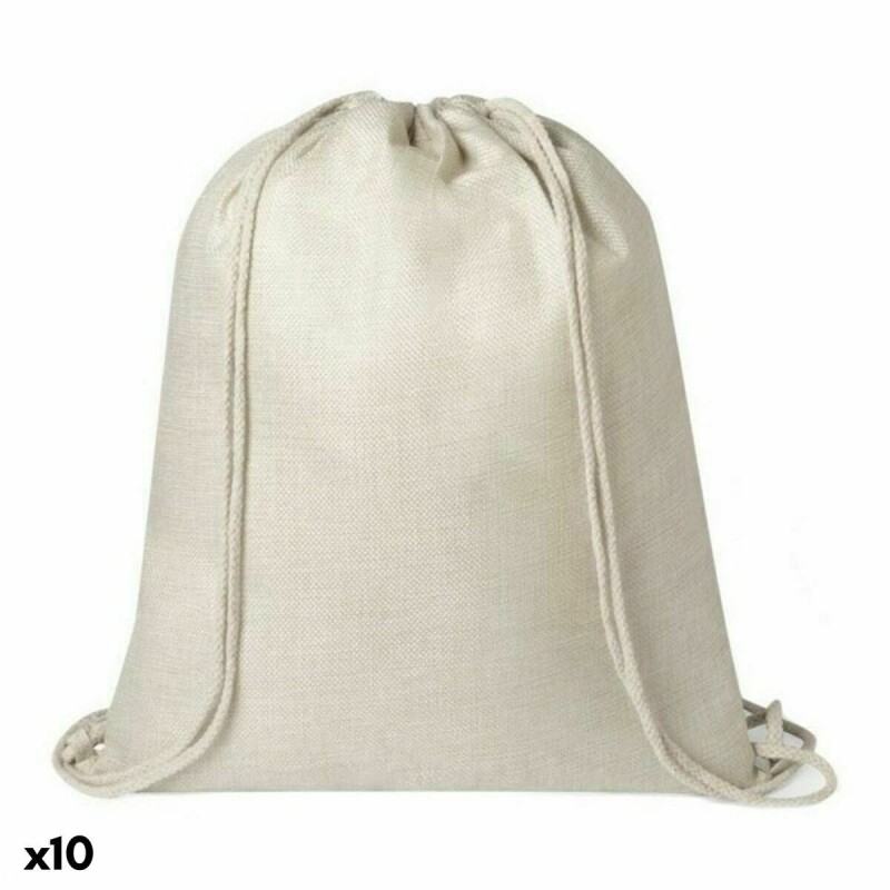 Sac à dos serré par des ficelles Walk Genie 146432 Naturel (10 Unités) - Acheter à 19,39 € seulement chez Collector's Boutique