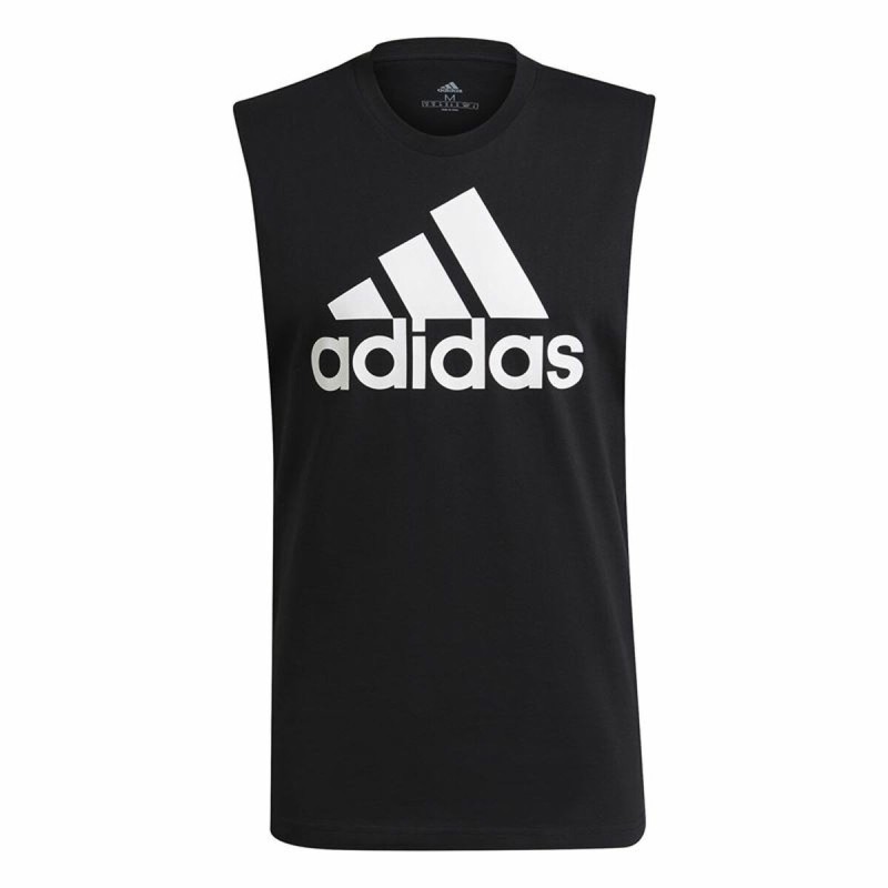 Maillot de Corps sans Manches pour Homme Adidas Essentials Big Logo Noir - Acheter à 20,82 € seulement chez Collector's Boutique