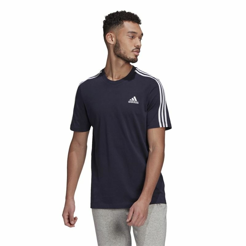 Chemisette Essentials 3 bandas Adidas Legend Ink Bleu - Acheter à 22,79 € seulement chez Collector's Boutique