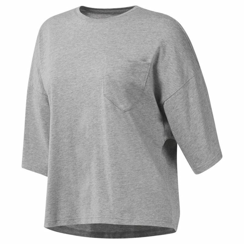 T-shirt à manches courtes femme ReebokSupply Pocket Gris clair - Acheter à 25,60 € seulement chez Collector's Boutique