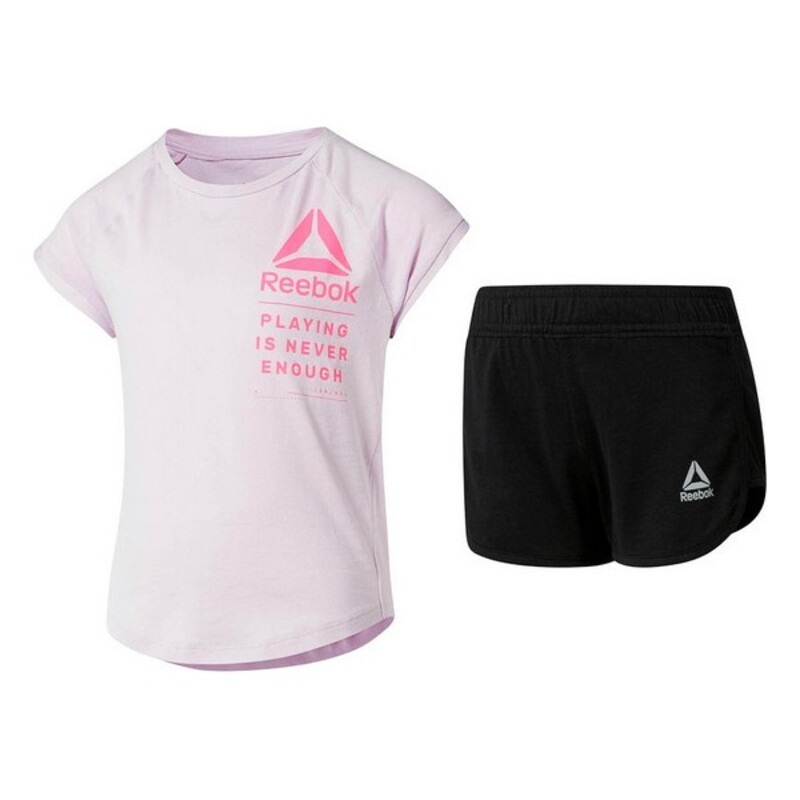 Ensemble de Sport pour Enfants Reebok G ES SS MONGLW BABY Rose Blanc - Acheter à 23,98 € seulement chez Collector's Boutique