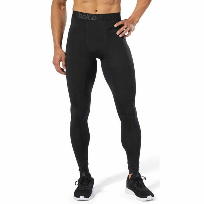 Leggings de sport pour homme Reebok DP6169 Noir (2XL) - Acheter à 33,40 € seulement chez Collector's Boutique