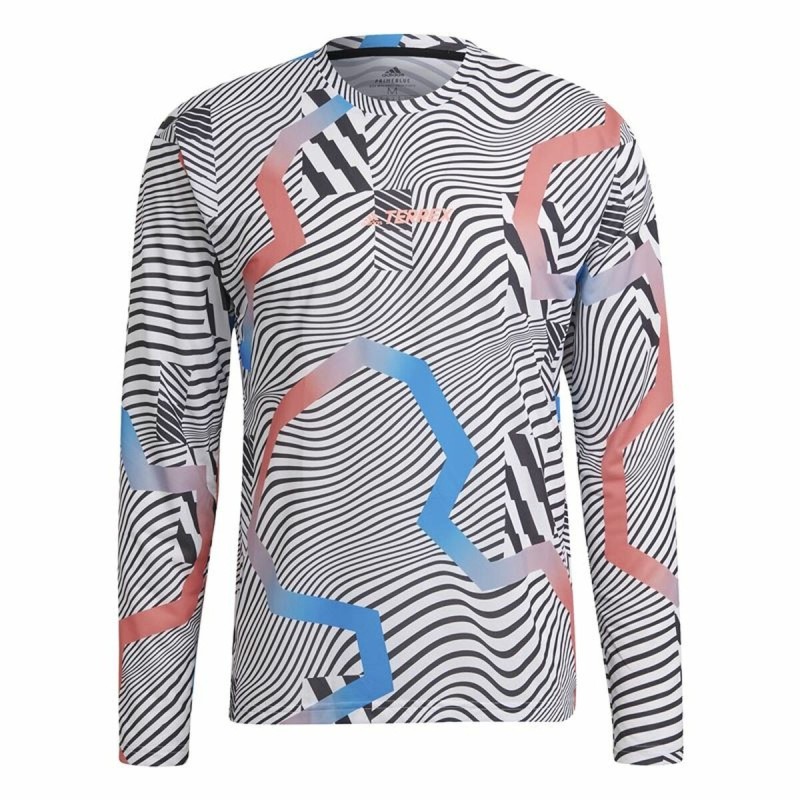 T-shirt à manches longues homme Adidas Terrex Primeblue Trail Blanc - Acheter à 39,29 € seulement chez Collector's Boutique