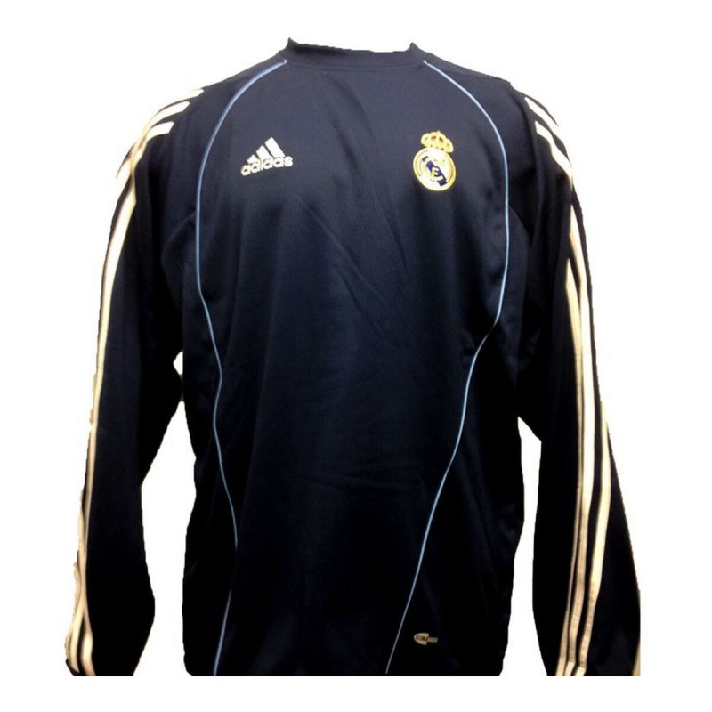 Sweat sans capuche homme Adidas Real Madrid CF Bleu Football - Acheter à 44,51 € seulement chez Collector's Boutique