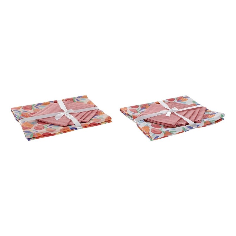 Nappe et serviettes de table DKD Home Decor 8424001757626 Multicouleur (154 x 154 x 0,3 cm) - Acheter à 27,88 € seulement chez C