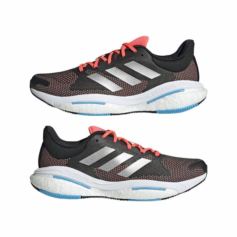 Chaussures de Running pour Adultes Adidas SolarGlide 5 Noir Homme - Acheter à 103,96 € seulement chez Collector's Boutique