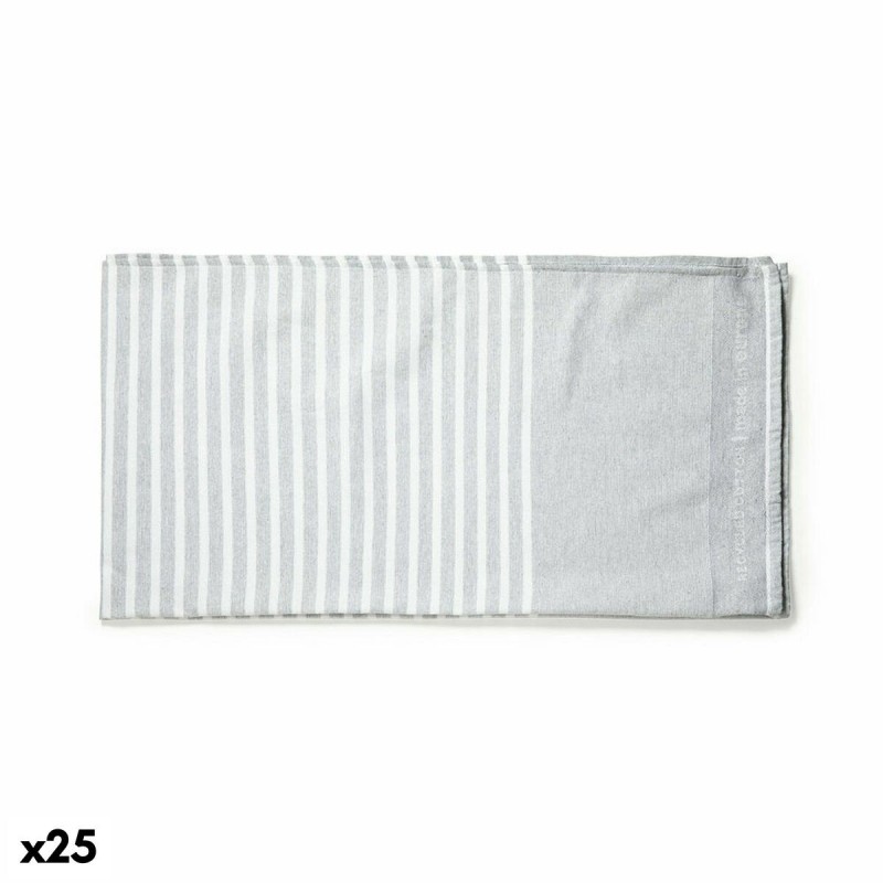 Serviette de plage 142639 Gris (25 Unités) - Acheter à 158,68 € seulement chez Collector's Boutique