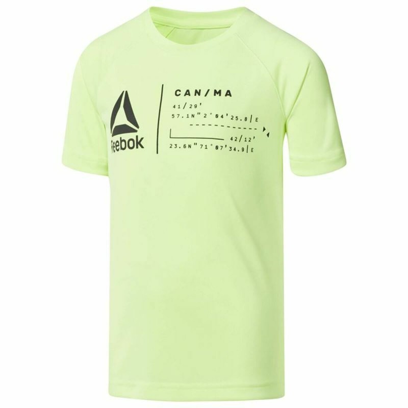 T-shirt à manches courtes homme Reebok Sportswear B Wor Vert citron - Acheter à 10,00 € seulement chez Collector's Boutique