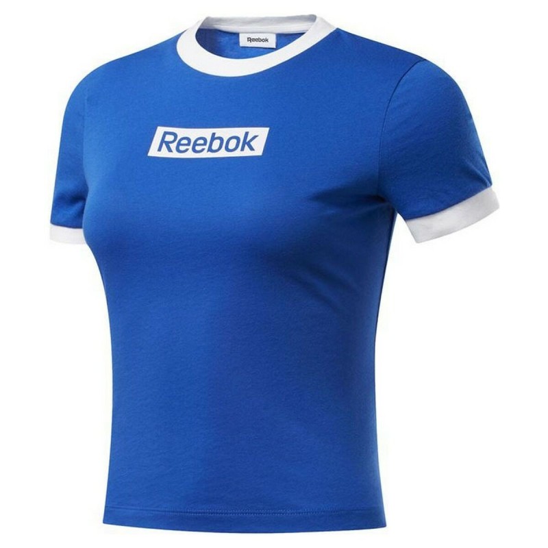 Chemisette Reebok Essentials Linear Logo Bleu - Acheter à 16,03 € seulement chez Collector's Boutique