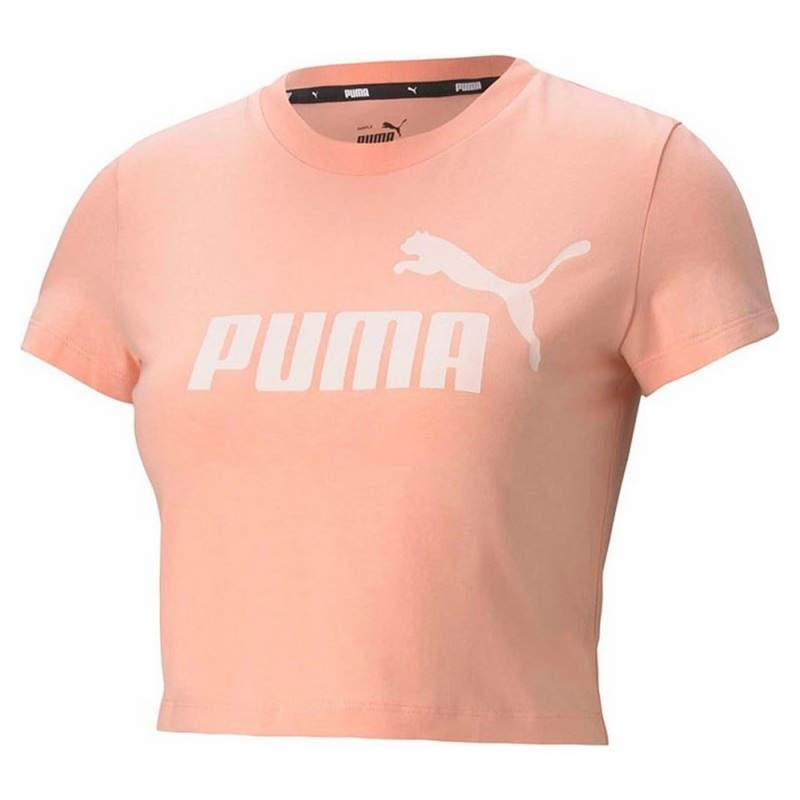 Chemisette Puma Essentials Slim Logo Rose Saumon - Acheter à 16,06 € seulement chez Collector's Boutique