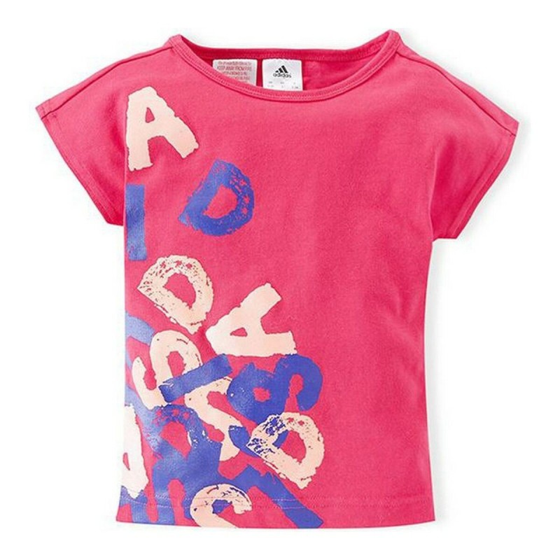 T shirt à manches courtes Enfant Adidas Young Ling Fuchsia - Acheter à 16,06 € seulement chez Collector's Boutique