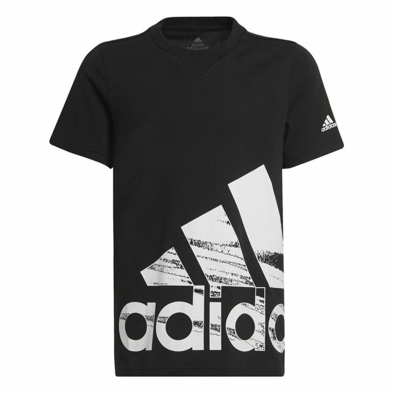 T shirt à manches courtes Enfant Adidas Big Logo Noir - Acheter à 18,08 € seulement chez Collector's Boutique