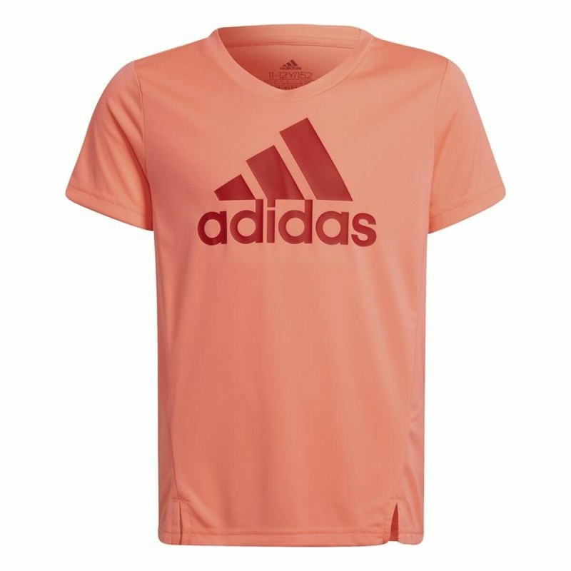 T shirt à manches courtes Enfant Adidas Designed to Move Saumon - Acheter à 16,87 € seulement chez Collector's Boutique