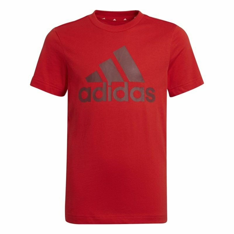 T shirt à manches courtes Enfant Adidas Essentials Rouge - Acheter à 17,81 € seulement chez Collector's Boutique