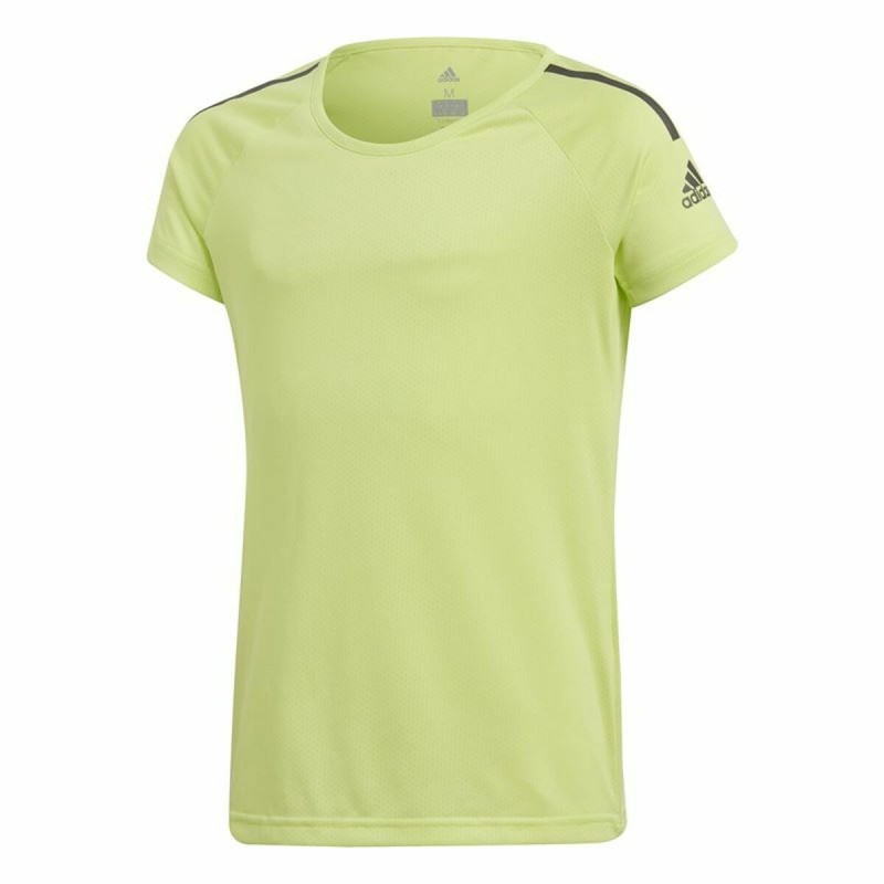 T shirt à manches courtes Enfant Adidas Training Cool tee Vert citron - Acheter à 17,39 € seulement chez Collector's Boutique