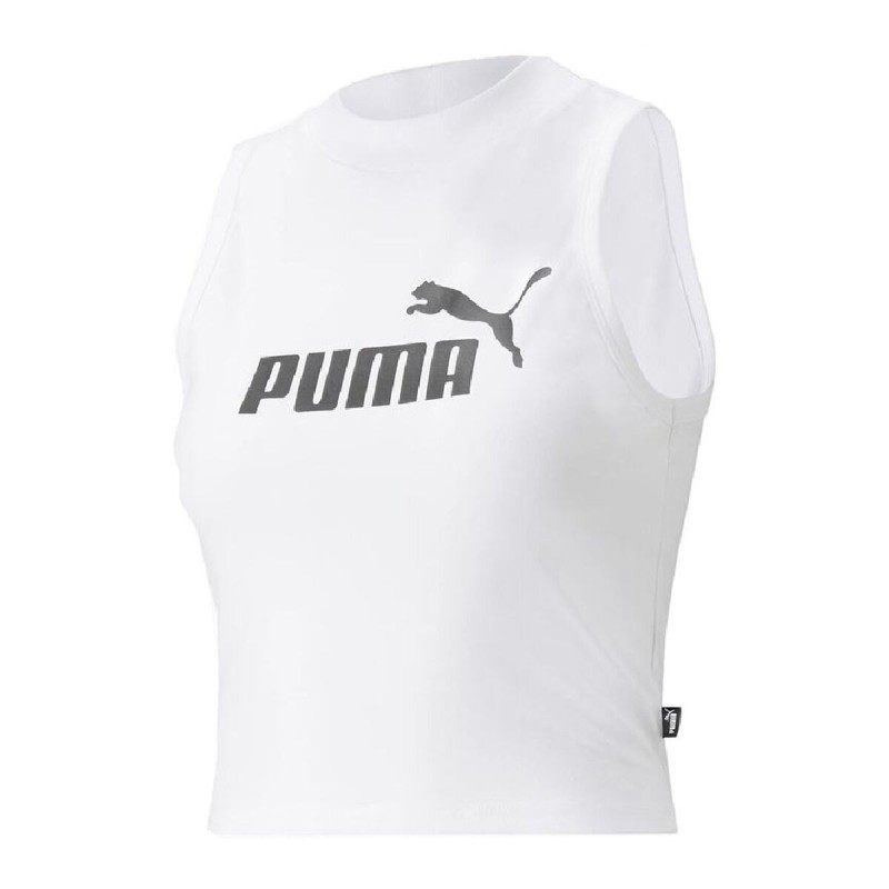 Haut de Sport pour Femme Puma Essentials High Neck Blanc - Acheter à 19,58 € seulement chez Collector's Boutique