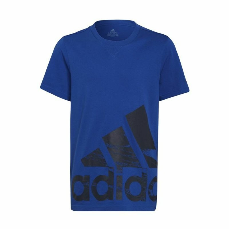 T shirt à manches courtes Enfant Adidas Big Logo Bleu - Acheter à 17,81 € seulement chez Collector's Boutique