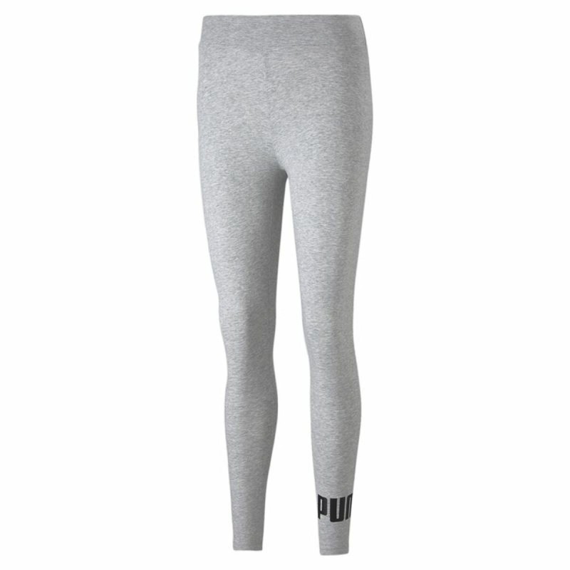 Leggings de Sport pour Femmes Puma Essentials Logo Gris clair - Acheter à 17,81 € seulement chez Collector's Boutique