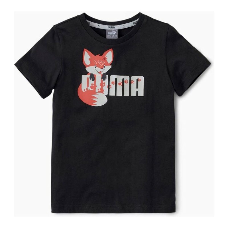 T shirt à manches courtes Enfant Puma ANIMALS TEE 583348 01 37 27 Noir - Acheter à 17,28 € seulement chez Collector's Boutique