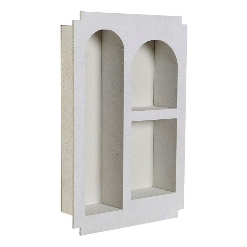 Étagère DKD Home Decor Blanc 3 Etagères Bois MDF (40 x 11,5 x 60 cm) - Acheter à 39,05 € seulement chez Collector's Boutique