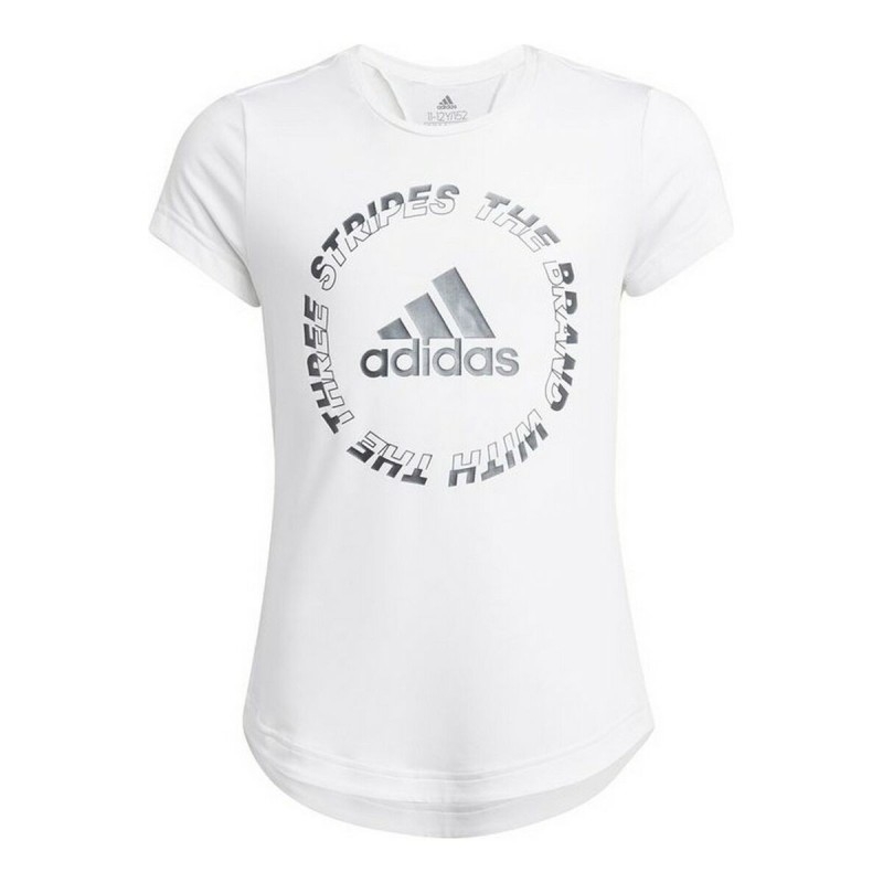 T shirt à manches courtes Enfant Adidas Aeroready Bold Blanc - Acheter à 21,53 € seulement chez Collector's Boutique