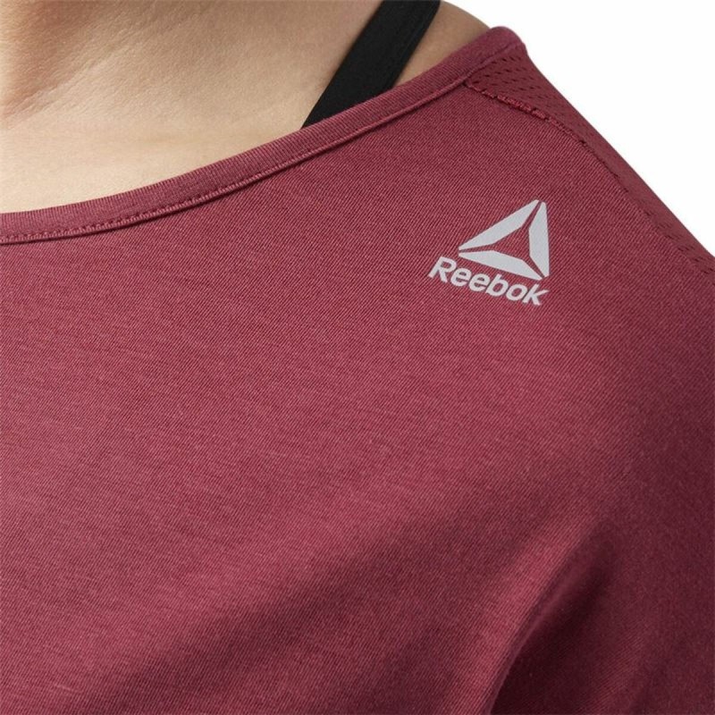 T-shirt à manches courtes femme Reebok Work Mesh Rouge foncé - Acheter à 20,46 € seulement chez Collector's Boutique