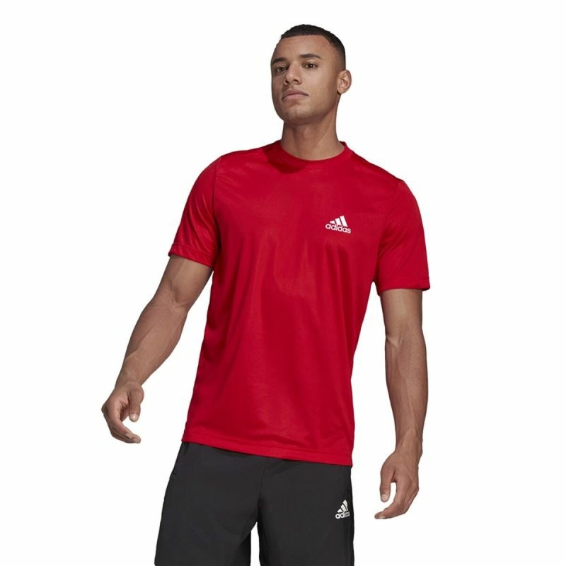 ChemisetteAeroready Designed To Move Adidas Designed To Move Rouge - Acheter à 20,82 € seulement chez Collector's Boutique