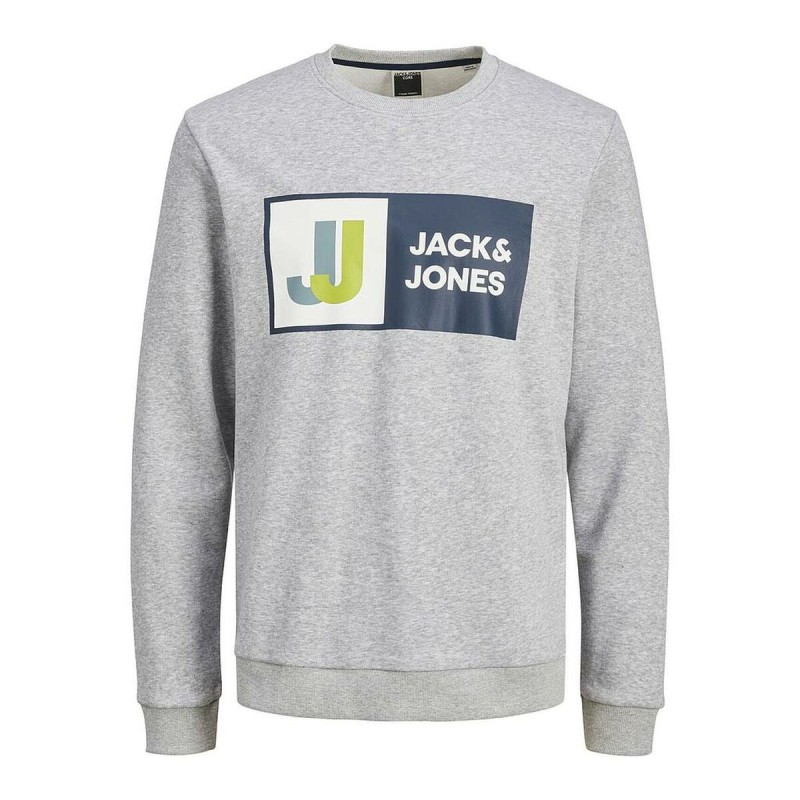 Sweat sans capuche homme CREWJack & Jones 12218814Gris - Acheter à 19,06 € seulement chez Collector's Boutique