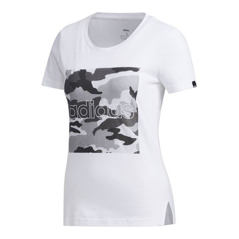 T-shirt à manches courtes femme Adidas Boxed Camo Blanc - Acheter à 21,49 € seulement chez Collector's Boutique