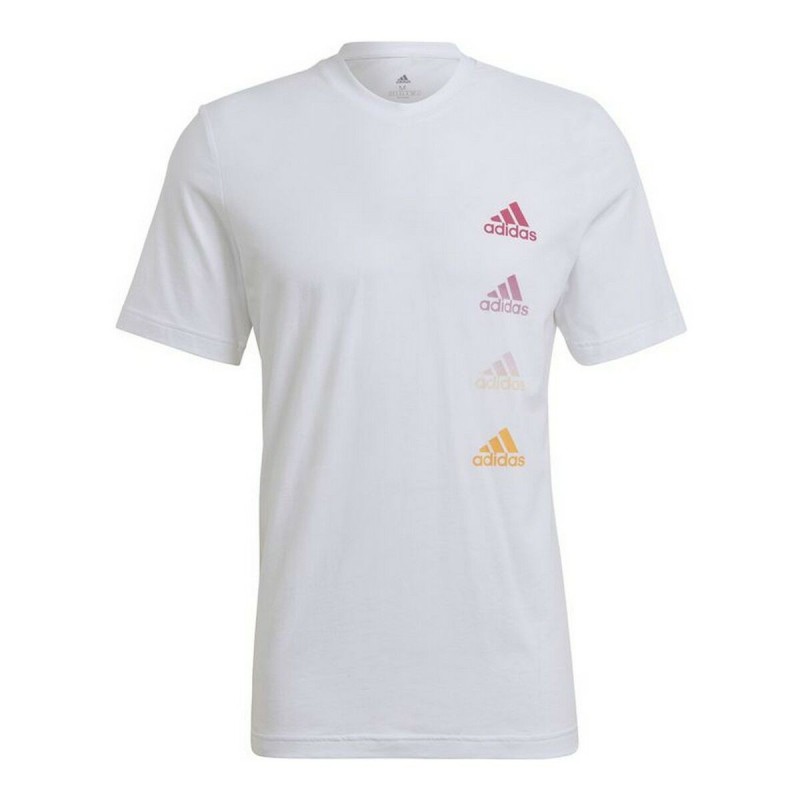 T-shirt à manches courtes homme Adidas Essentials Gradient Blanc - Acheter à 22,97 € seulement chez Collector's Boutique