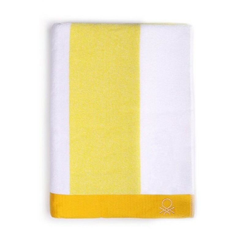 Serviette de plage Benetton Coton Tissu éponge (90 x 160 cm) (90 x 160 cm) - Acheter à 21,34 € seulement chez Collector's Boutiq