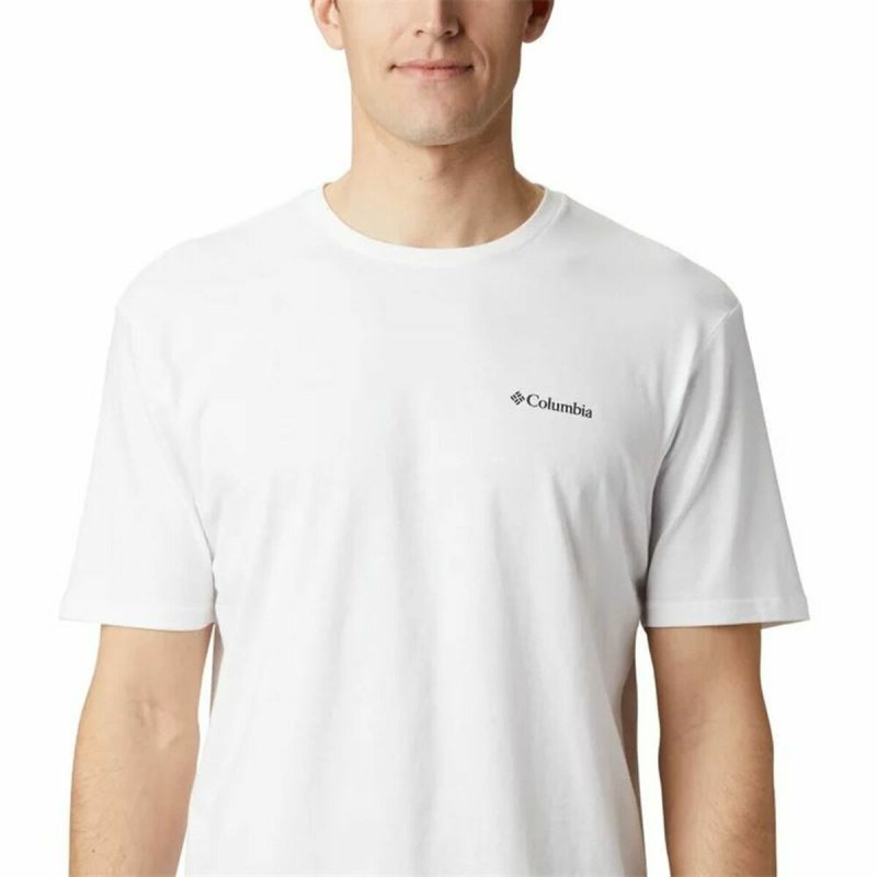 T-shirt à manches courtes homme Columbia North Cascades Blanc - Acheter à 22,62 € seulement chez Collector's Boutique