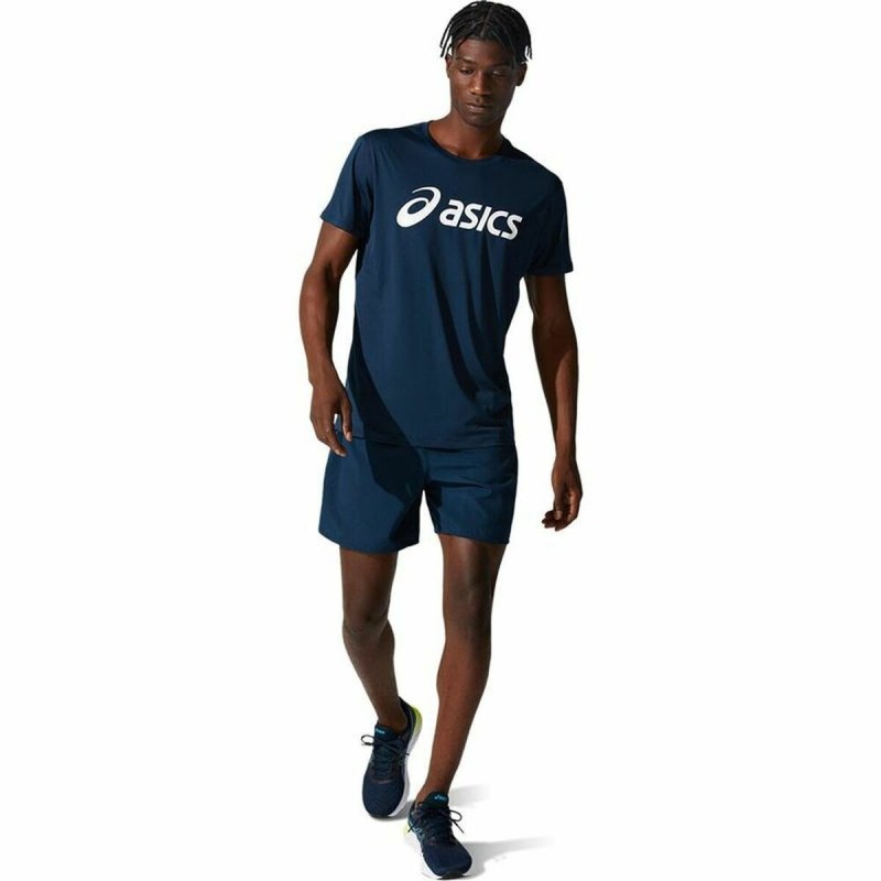 T-shirt à manches courtes homme Asics Core Blue marine - Acheter à 22,62 € seulement chez Collector's Boutique