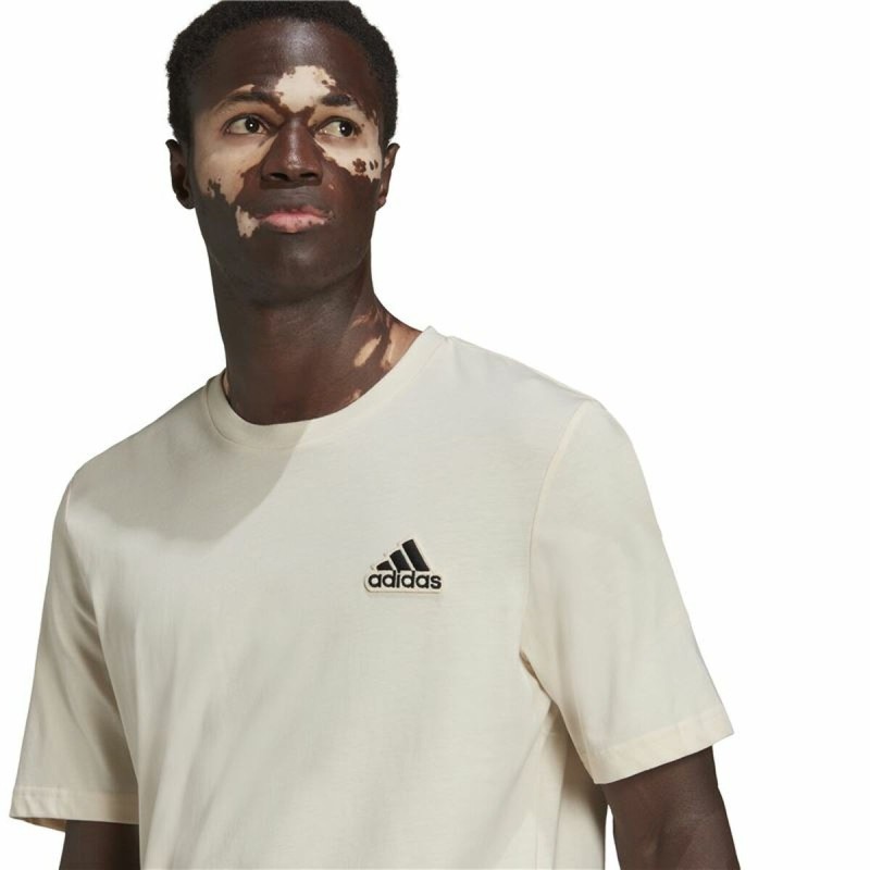 T-shirt à manches courtes homme Adidas Essentials Feelcomfy Blanc - Acheter à 22,79 € seulement chez Collector's Boutique