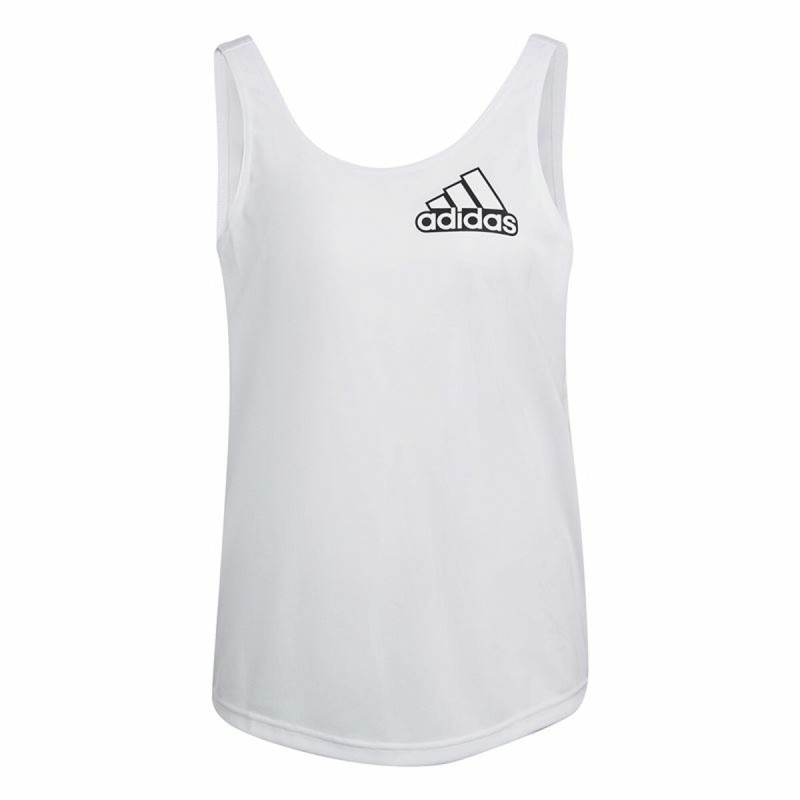 Maillot de Corps sans Manches pour Femme Adidas Designed to Move Blanc - Acheter à 22,79 € seulement chez Collector's Boutique