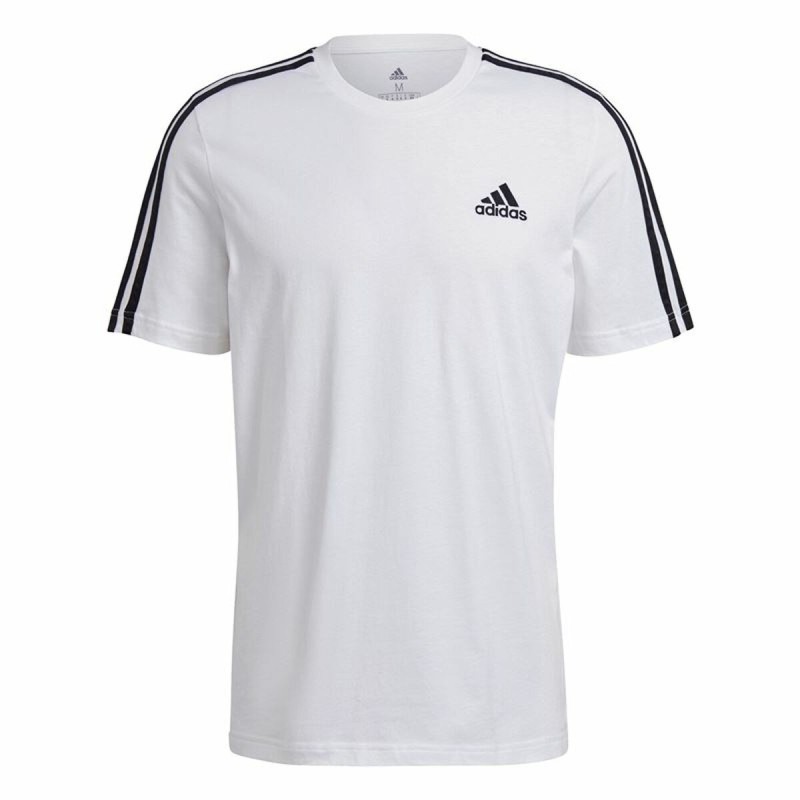 T-shirt à manches courtes homme Adidas Essentials Blanc - Acheter à 22,79 € seulement chez Collector's Boutique