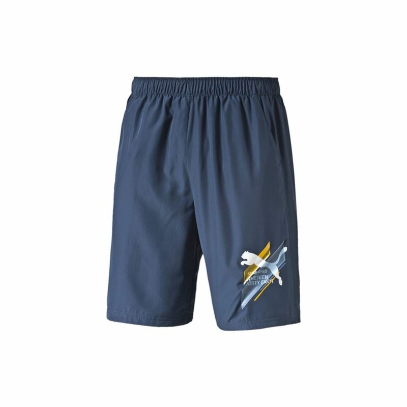 Short de Sport pour Homme Puma Fun Dry Graphic Bleu foncé - Acheter à 23,41 € seulement chez Collector's Boutique