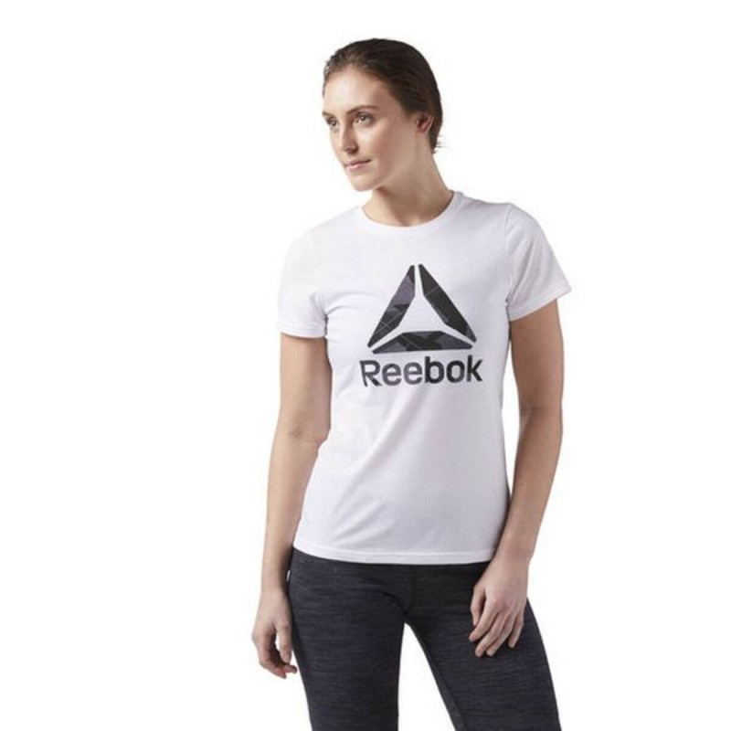 T-shirt à manches courtes femme Reebok Wor CS Graphic Tee Blanc - Acheter à 21,35 € seulement chez Collector's Boutique