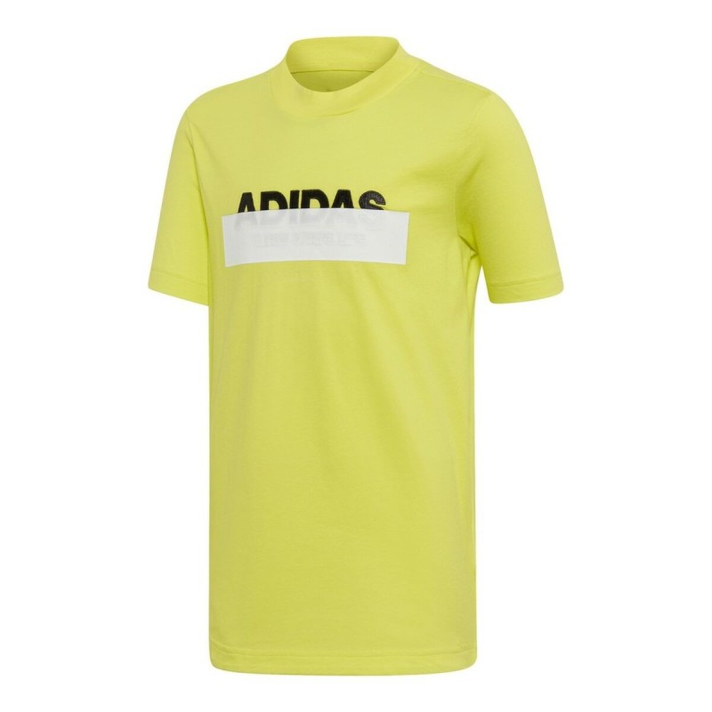 T shirt à manches courtes Enfant Adidas YB ID LIN TEE DV1652Jaune - Acheter à 21,35 € seulement chez Collector's Boutique