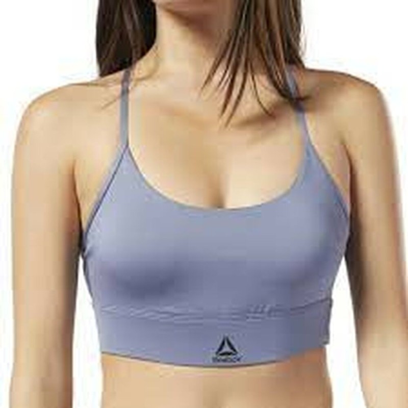 Soutien-gorge de Sport Reebok NEW TRI BLACKBRA EC2344Gris - Acheter à 21,43 € seulement chez Collector's Boutique