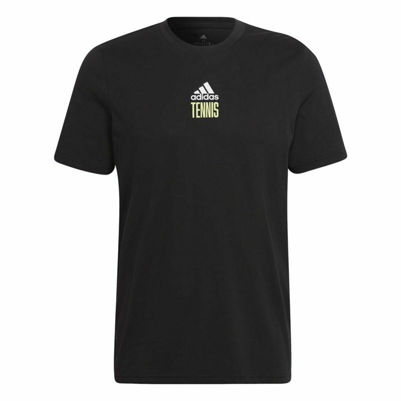 T-shirt à manches courtes homme Adidas Aeroready Paris Graphic Tennis Noir - Acheter à 24,06 € seulement chez Collector's Boutiq