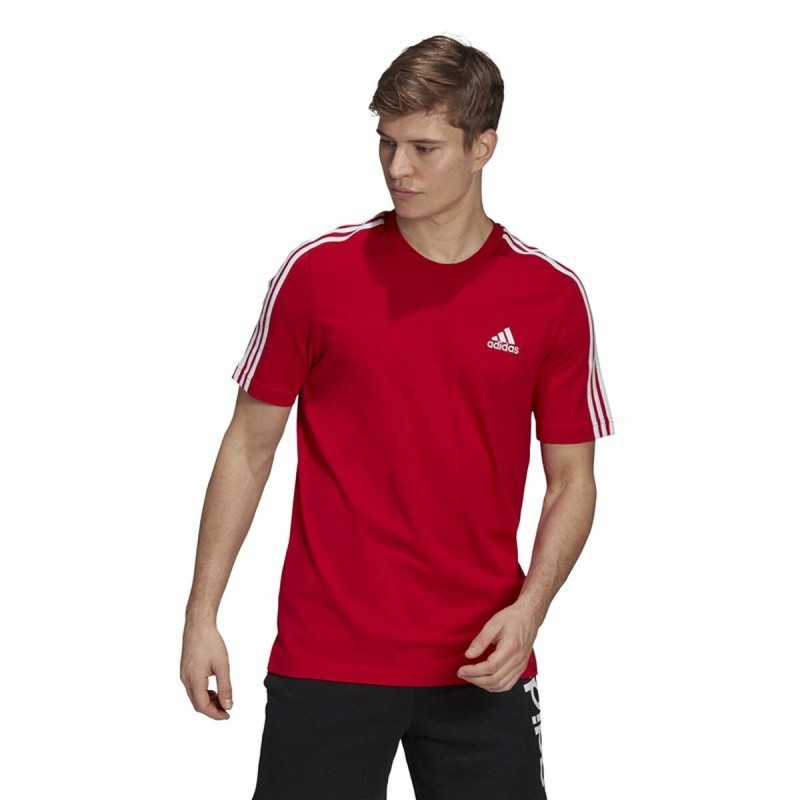 Chemisette AdidasEssentials 3 bandas Rouge - Acheter à 24,06 € seulement chez Collector's Boutique