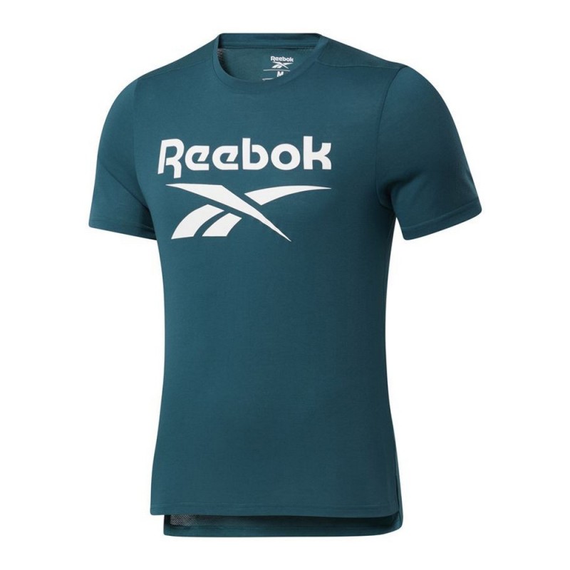 Maillot de Corps de Sport à Manches Coupe Reebok Workout Ready Bleu - Acheter à 27,12 € seulement chez Collector's Boutique