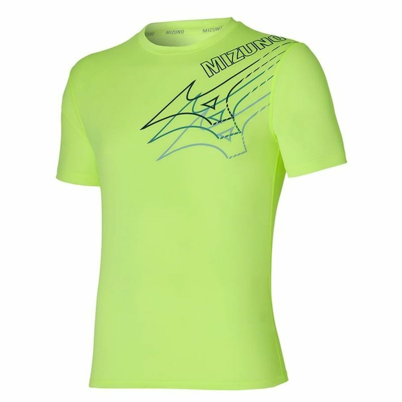 T-shirt à manches courtes homme Mizuno Core Tee Vert citron - Acheter à 24,43 € seulement chez Collector's Boutique