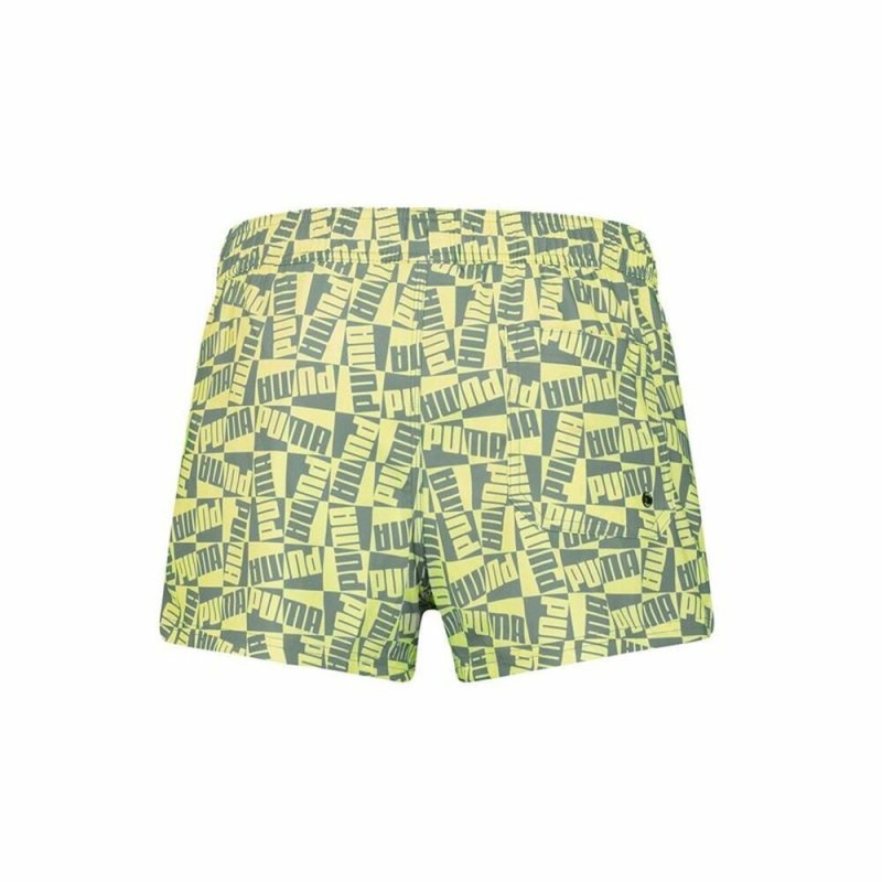 Maillot de bain homme Puma Swim Block Logo Vert citron - Acheter à 24,65 € seulement chez Collector's Boutique