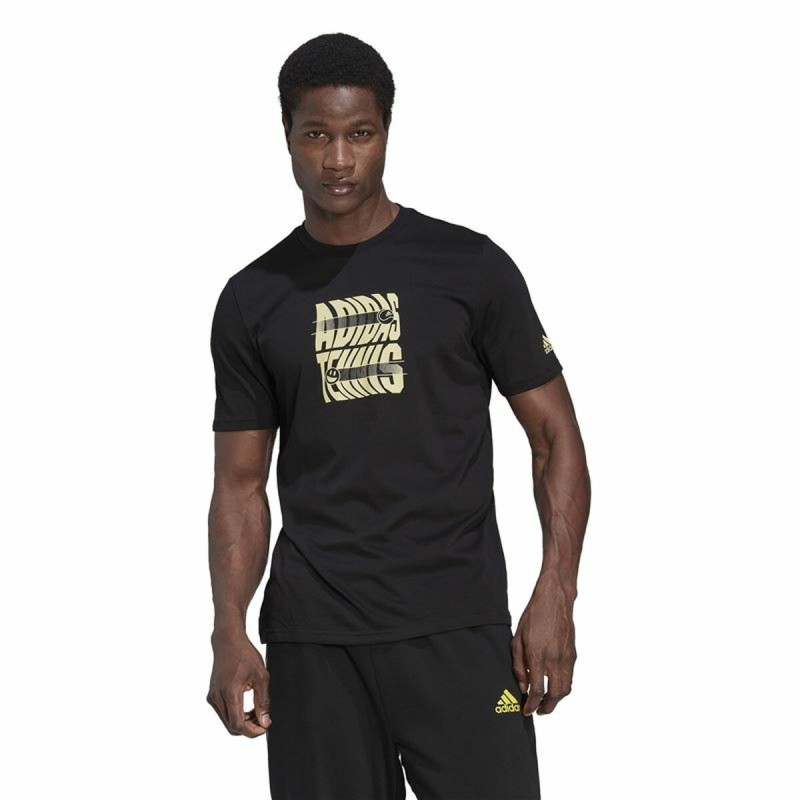 T-shirt à manches courtes homme Adidas WMB In Graphic Noir - Acheter à 25,32 € seulement chez Collector's Boutique